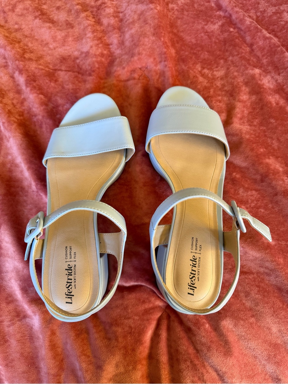 LifeStride Rhythmn Platform Heel - Light Blue - size 10 -LIKE NEW - Picture 8 of 8